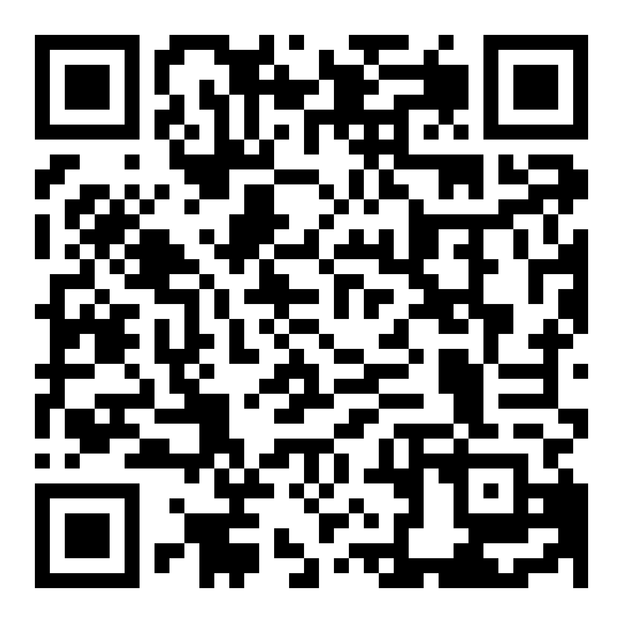 QR code for the Matter of Balance (MOB) website