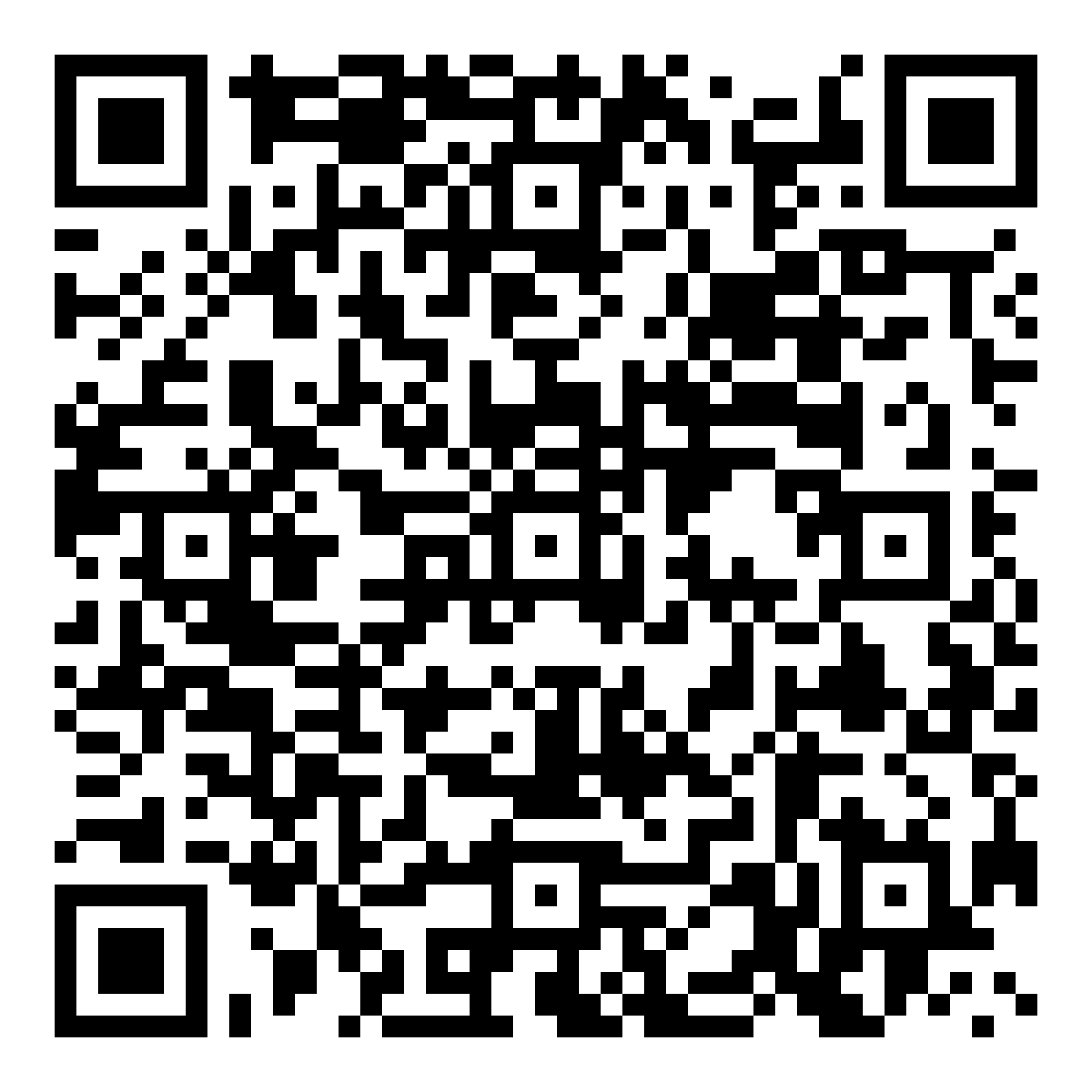 QR code for the Senior Associates Program website